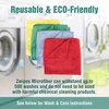 Zwipes Professional Microfiber Cleaning Cloth Towels, 16x16 inch Towel Set, 12-Pack, Assorted Colors H1-729